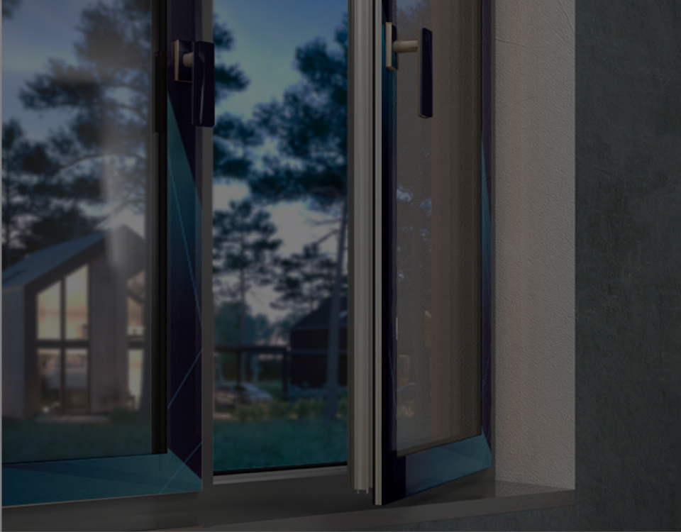 Стеклянные двери